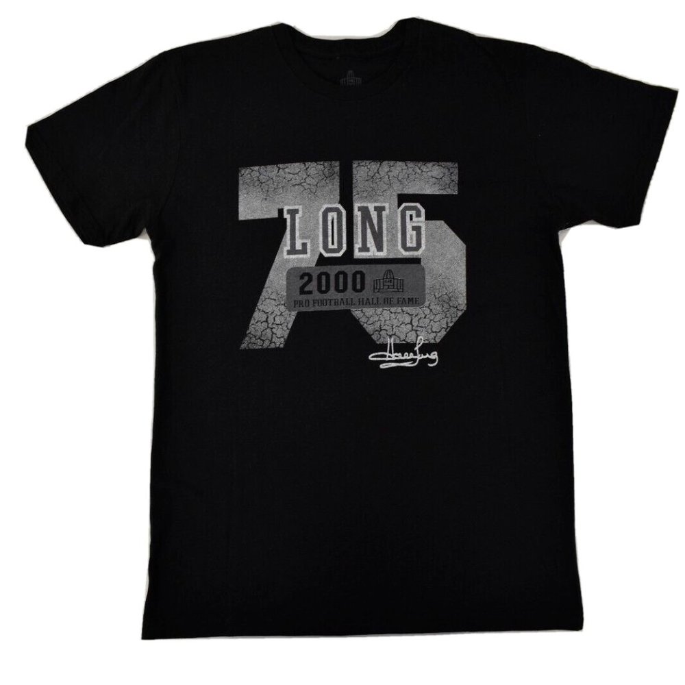 Canton Collection NFL Mens #75 Howie Long 2000 Hall Of Fame Black Shirt New M
